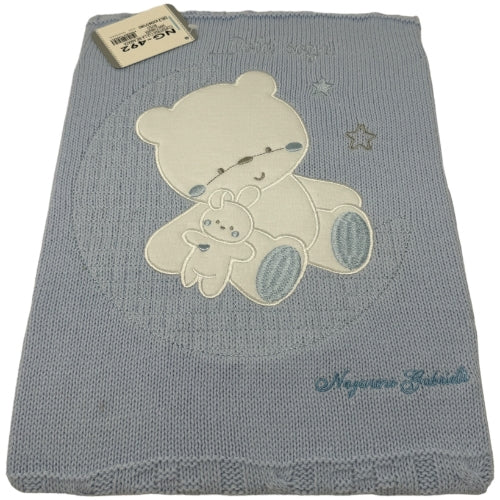-nazareno Gabrielli Baby- Copertina Culla Ricamo Sogni D'oro In Filo Di Puro Cotone  Art. Ng492-2