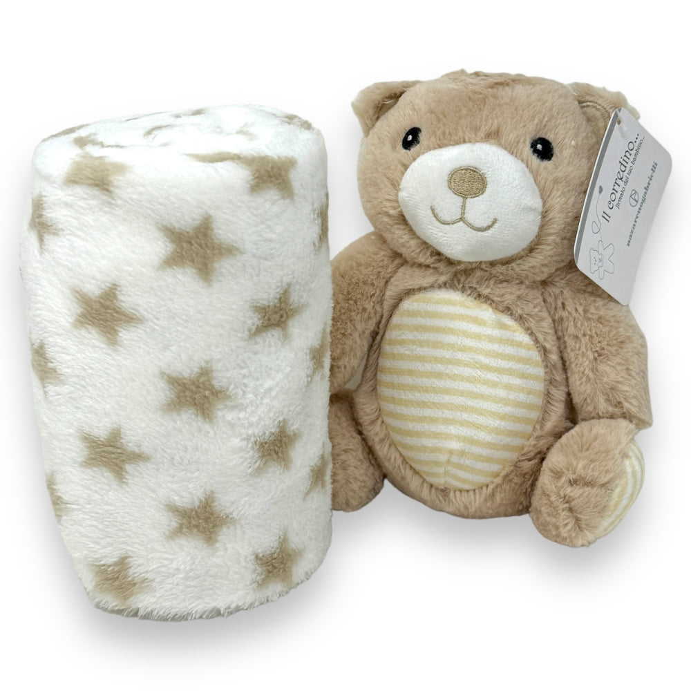 Nazareno Gabrielli - Confezione Regalo Baby (copertina Pile E Pupazzo Orsetto)  Art. Ng4750