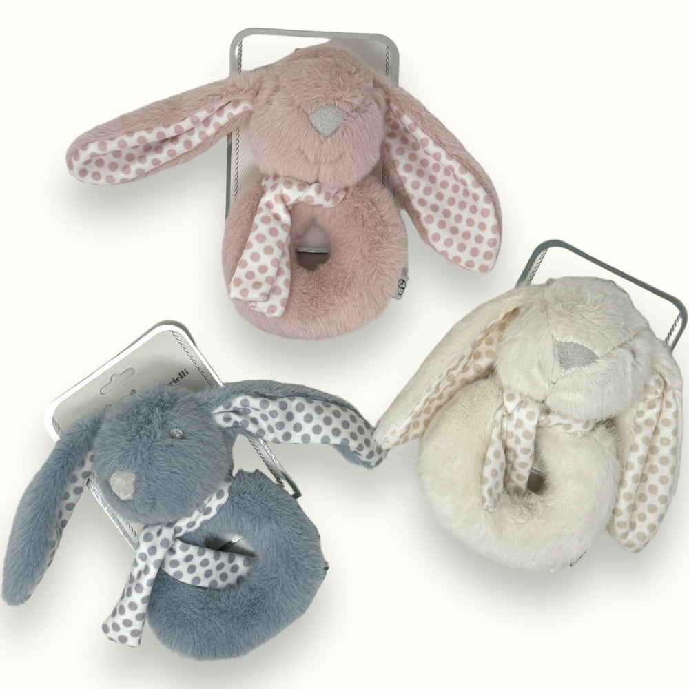 Nazareno Gabrielli - Coniglietto Sonaglino In Peluche Per Neonato  Art. Ng4786
