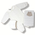Nazareno Gabrielli - Set Nascita 3 Pezzi (copertina + Tutina + Cappellino) In Filo Di Puro Cotone Art. Ng3485-4