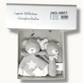 Nazareno Gabrielli - Set 3 Pezzi Copertina+ Sonaglino+ Dou Dou In Cotone 100% Art. Ng4801