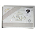 -nazareno Gabrielli- Completo Lenzuola Maxi Culla Compatibile Con La Next To Me 100% Cot. Ricamato Art. Ng3016-48