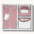 Nazareno Gabrielli  Set Nascita Neonato/a 4 Pezzi (tutina+body+cappello+muffole) Art. Ng3590