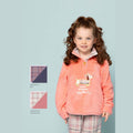 Irge - Pigiama Bimba Lupetto 3 Bottoni In Coral Con Ricamo E Pantalone Fantasia Art. Ikc433
