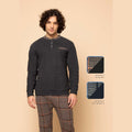 Irge - Pigiama Uomo Invernale Punto Milano Aperto Fantasia E Pantalone Con Elastico No Stress  Art. Ptu31