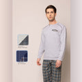 Irge - Pigiama Uomo Serafino In Caldo Cotone 100% Con Taschino E Pantalone Fantasia  Art. Mii2123
