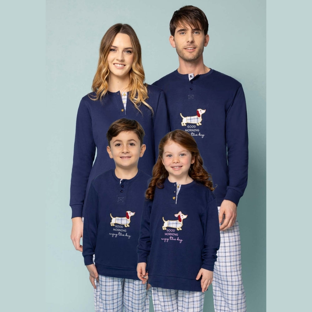 Irge Family - Pigiama Bimbo In Caldo Cotone 100% (disponibile Per Tutta La Famiglia) Art. Iki427