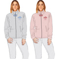 Y&m - Pigiama Donna Invernale Full Zip In Soffice Coral Ricamato  Art. Ymc618