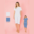 Irge Estate Pigiama Donna Calibrato Serafino Pescatore Mezza Manica In Puro Cotone Art. Cdc218