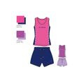 El Charro Completo Donna Corto Spalla Larga Con Stampa E Pantalone Franch Terry Art. Gcl209