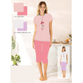 Irge Estate Pigiama Donna Calibrato Serafino Pescatore Mezza Manica In Puro Cotone  Art. Cdmc208