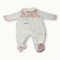 Nazareno Gabrielli Tutina Baby Femminuccia In Caldo Cotone Con Applicazioni Art. Ng2212-95