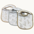 Irge Baby - Pacco Da 6 Bavette Neonato In Puro Cotone Stampato Con Clips  Art. Ir1384-4