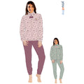 You&me Donna Coral Pigiama Donna Full Zip Fantasia In Soffice Coral Art. Ymc745