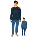 You&me By Irge Uomo Pile Pigiama Uomo Serafino In Pile Con Ricamo E Pantalone Con Taschino Art. Ymp709