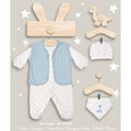 Irge Baby - Set Per Neonato Tutina Cargidan Cappellino E Bavaglino Modello Bandana Art. Bor05
