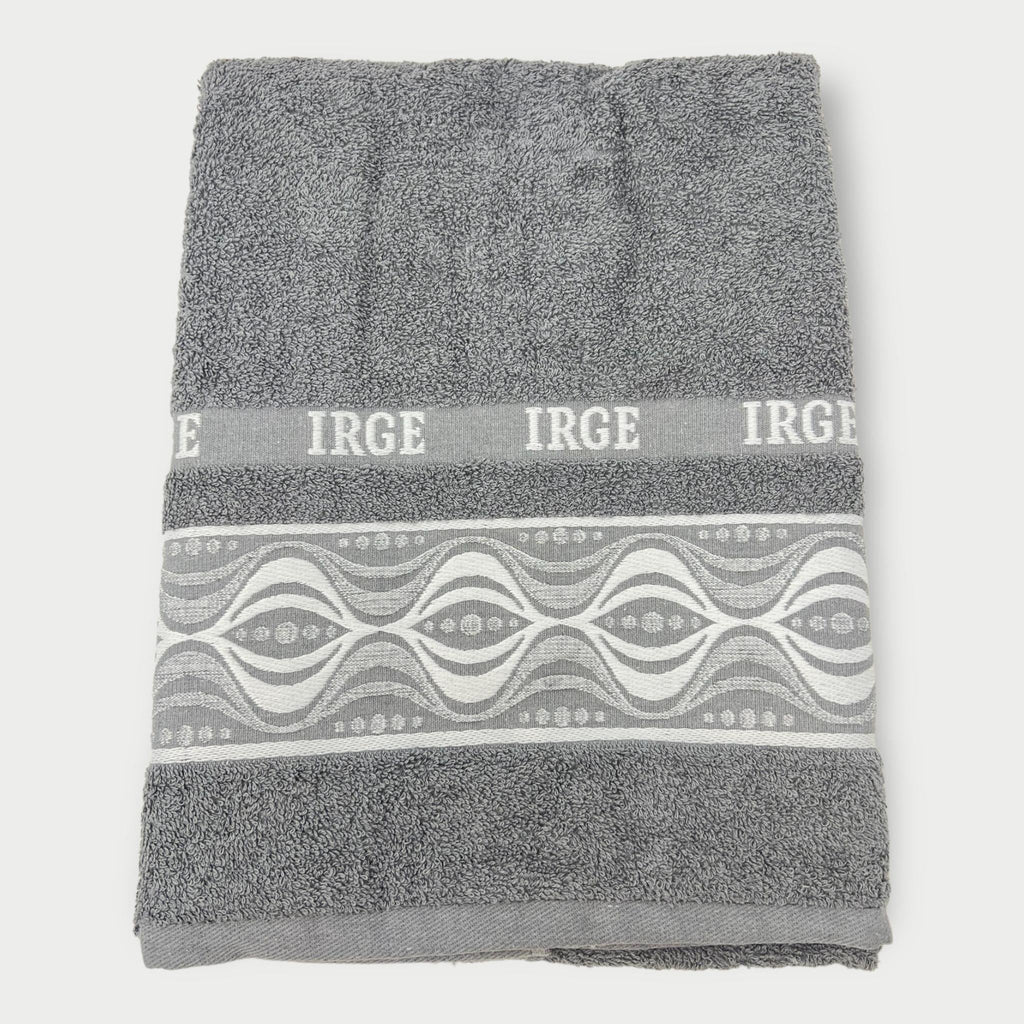 Irge Ospite E Asciugamano Spugna 100% Cotone Con Balza In Tinta Ricamata Art. Adele