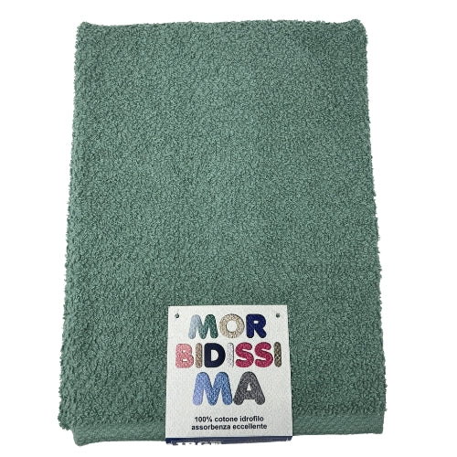 Irge Home - Morbidissimo Set 1 Ospite + 1 Asciugamano In 100% Cotone Idrofilo Super Assorbente