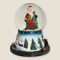 Irge Natale -palla Di Neve Con Carillon Con Luci E Movimento Circolare  Art. Irn31 Snowball