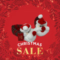 Irge Natale Ciabatta Chiusa Unisex Natalizia Babbo Natale  Art. Ciab00