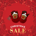Irge Natale Pantofola Unisex Natalizia Renna  Art. Ciab01