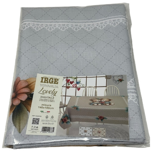 Irge Home - Tovaglia X6 Fantasia Digitale Lovely Teddy 140x240 Art. Lovely X6
