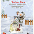 Irge Natale - Christmas House - Casa Natalizia Con Babbo Natale In Resina - Con Luci A Led  Art. Irn95