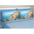 Irge Home - Completo Letto Matrimoniale 4 Federe In Cotone Stampa Digitale  Art. Positano