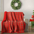 Irge Natale - Plaid 2 Matrimoniale Posti Scozzese Natalizio In Morbida Flannel Art. Irn64