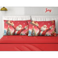 Irge Home Natale Coppia 2 Posti Stampa Digitale Natalizia Con 4 Federe In Cotone Art. Joy