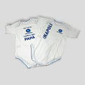 Sscn Napoli Confezione Da 2 Pezzi Body Neonato Mezza Manica In Puro Cotone Stampato  Art. Byn01