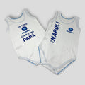 Sscn Napoli Confezione Da 2 Pezzi Body Neonato Spalla Larga In  Puro Cotone Stampato  Art. Byn02