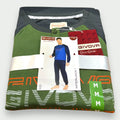 Givova - Pigiama Uomo Caldo Cotone Interlock 100% Cotone Maglia Con Ricamo Pantaloni Con Polsino Art. Gi563
