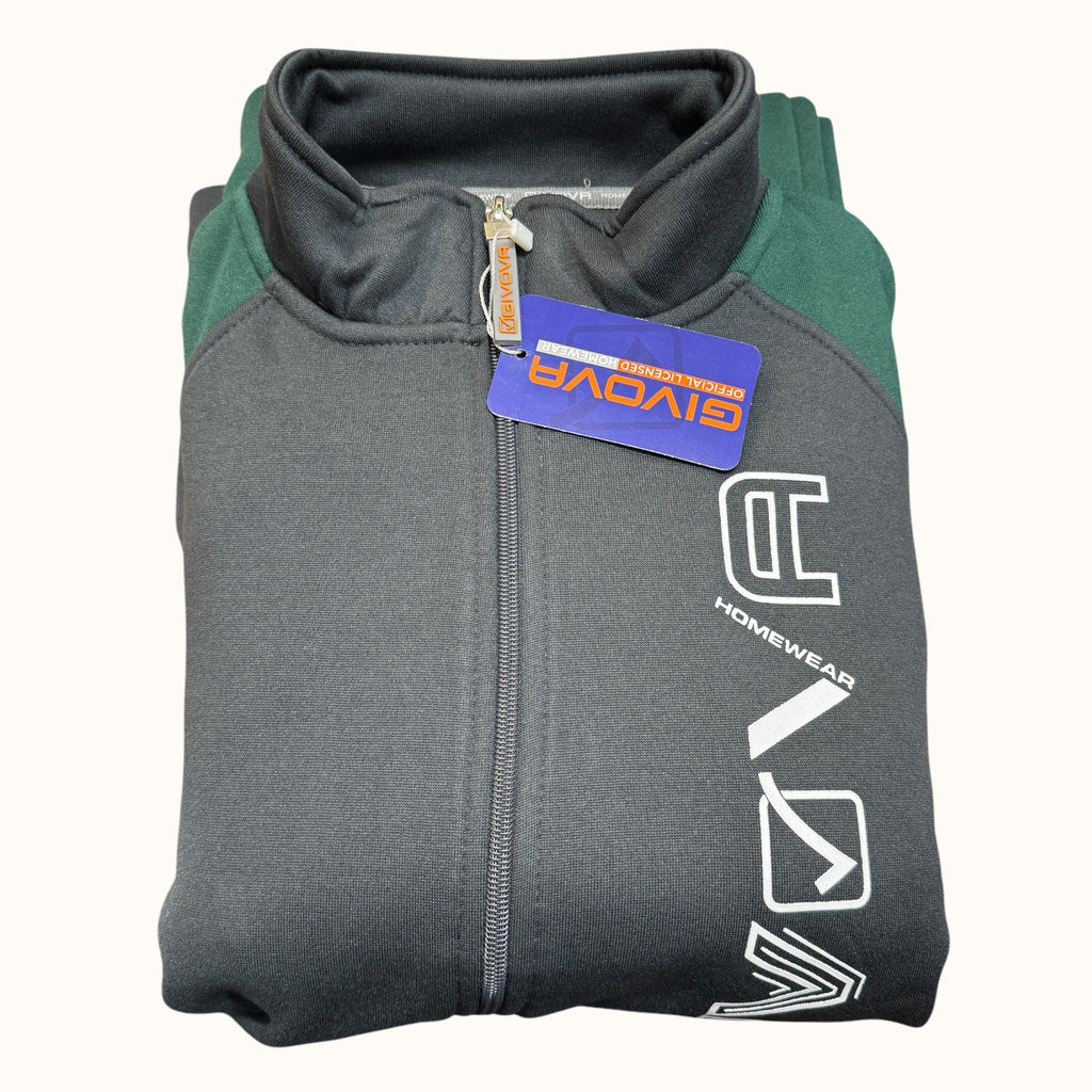 Givova - Tuta Uomo Homewear - Pigiama Uomo In Felpa Full Zip Pantalone Con Tasche E Polsino Art. G526fa