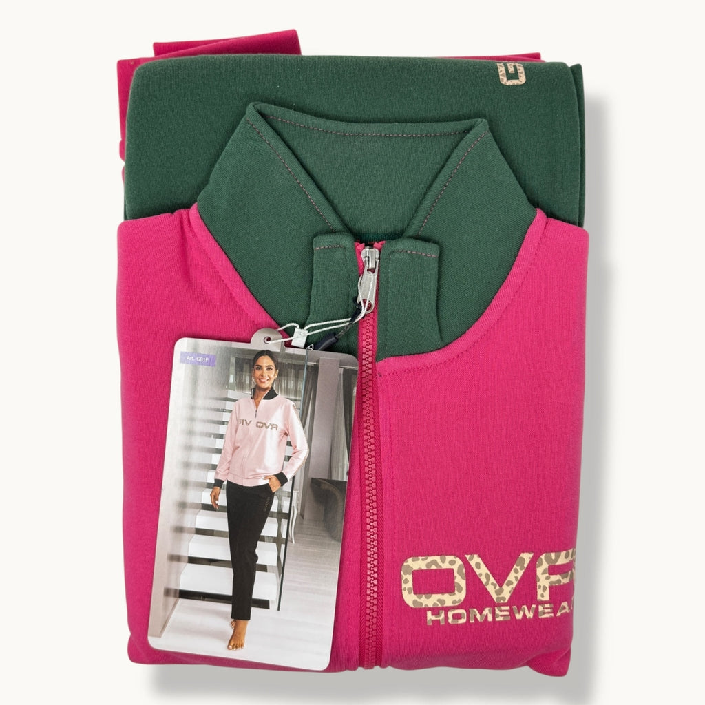 Givova Fitness Donna Tuta In Felpa Full Zip Pantalone Con Tasche E Coulisse Art. G81f