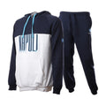 Ssc Napoli - Tuta Da Bambino Del Napoli In French Terry Con Elastico In Vita E Zip Intera  Art.ncf025zb