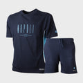 Ssc Napoli - Completino Uomo Del Napoli In Cotone - Maglietta Cotone Jersey E Pantaloncino French Terry Art. Ncf103