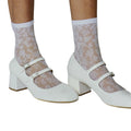 Meri - Calzino Donna 20 Den In Filanca Ricamato Disegno Provenza Art. A5004 Provenza