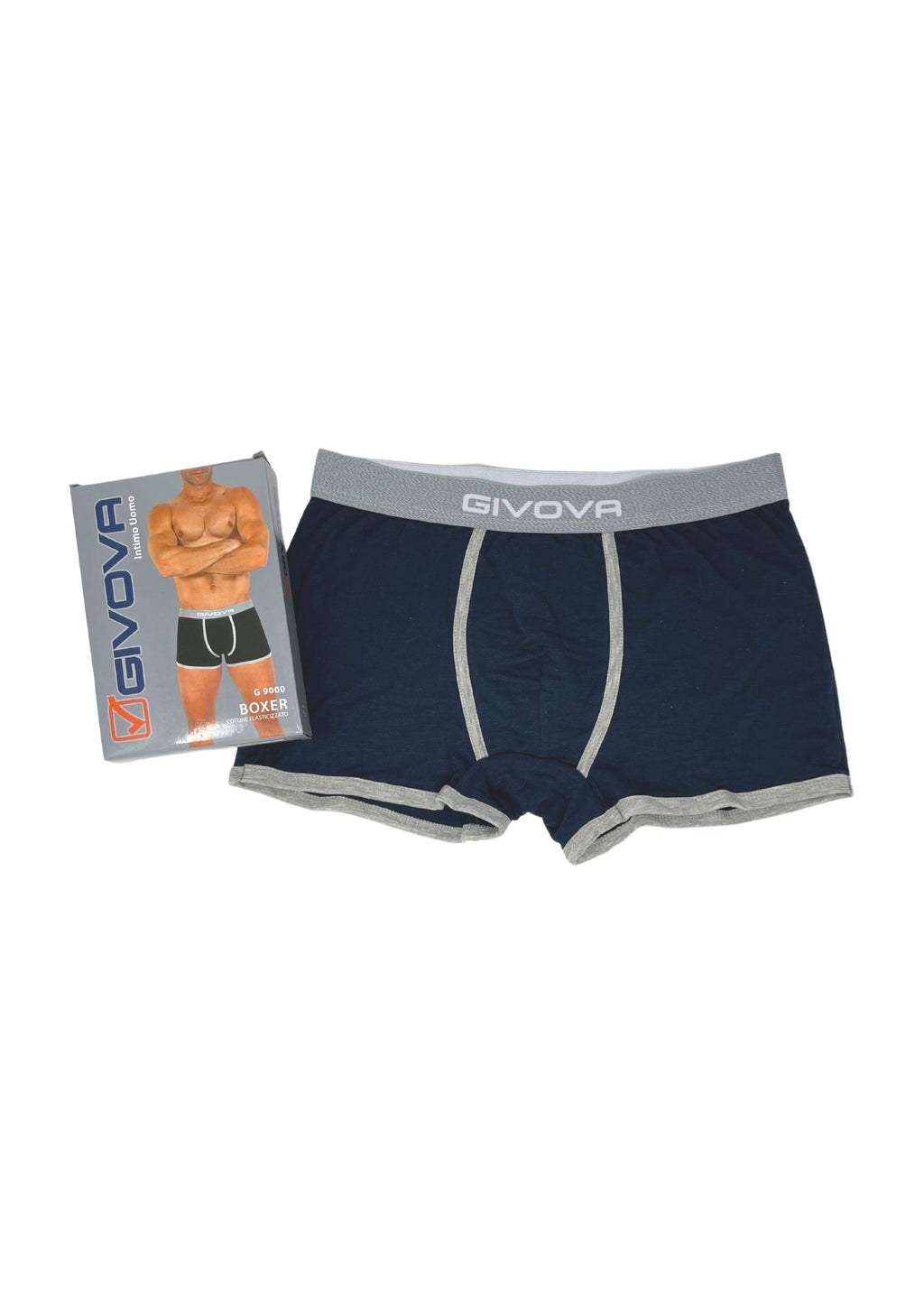 Givova - 6 Boxer Uomo In Cotone Elasticizzato G9000