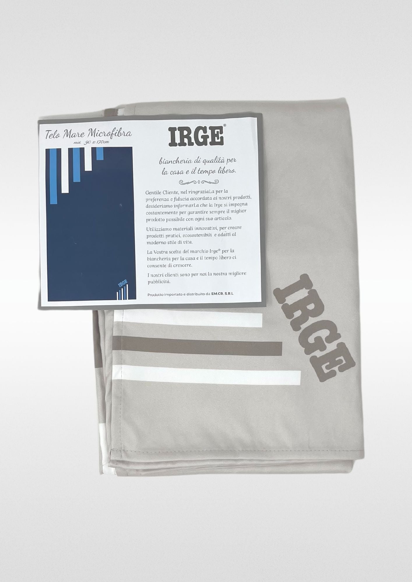 Irge - Telo Mare Microfibra Disegno 1 E 2