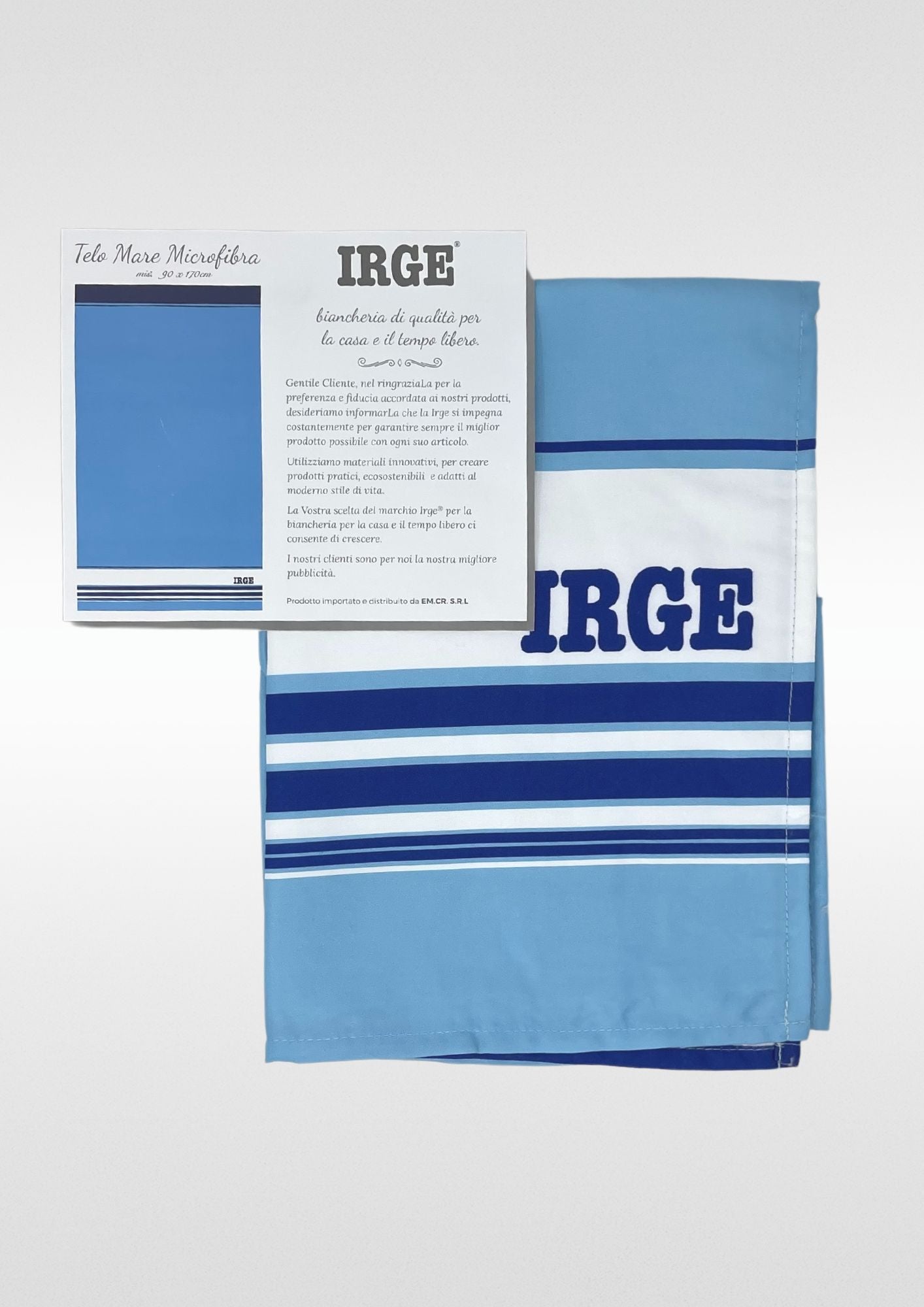 Irge - Telo Mare Microfibra Disegno 1 E 2