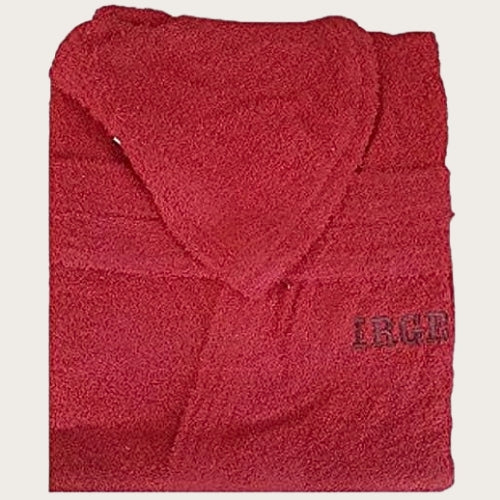 Irge Le Tinte Accappatoio Unisex In Spugna Puro Cotone Tinta Unita Con Ricamo  Art. Irge Accappatoio