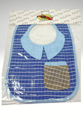 Roby Bavette Con Applicazione Cotone Retro Pvc Chiusura C/velcro Maschietto-femminuccia Art. B2231