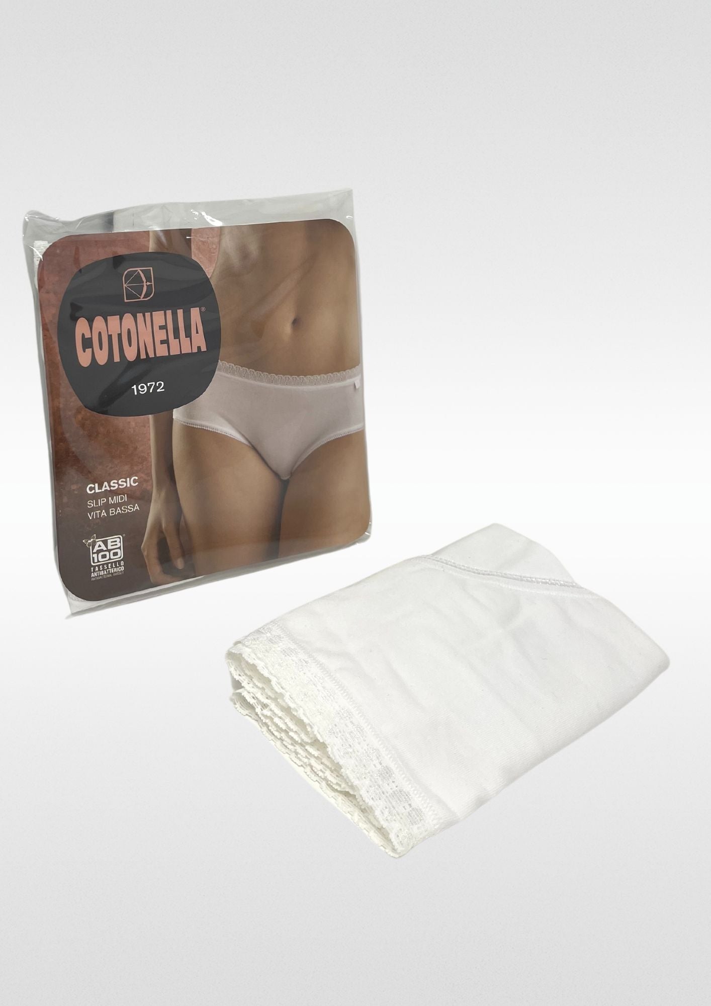 Cotonella - Slip Midi Vita Bassa Ad174