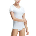 Cotonella - T-shirt Donna In Caldo Cotone Bianca