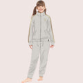 Irge Sport Active Inverno -tuta Felpa Bimba Tutta Zip Con Ricamo E Bande Laterali  Art. Ik262