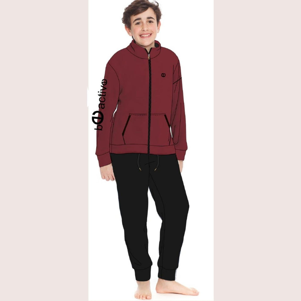 Irge Sport Active Inverno -tuta Felpa Bimbo  Tutta Zip Con Stampa E Pantalone Con Coulisse  Art. Ik254