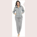 Irge Sport Girl Tuta Sottodonna In Felpa Tutta Zip Pantalone Con Tasche  Sd136