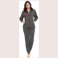 Irge Sport Girl Tuta Sottodonna In Felpa Tutta Zip Pantalone Con Tasche