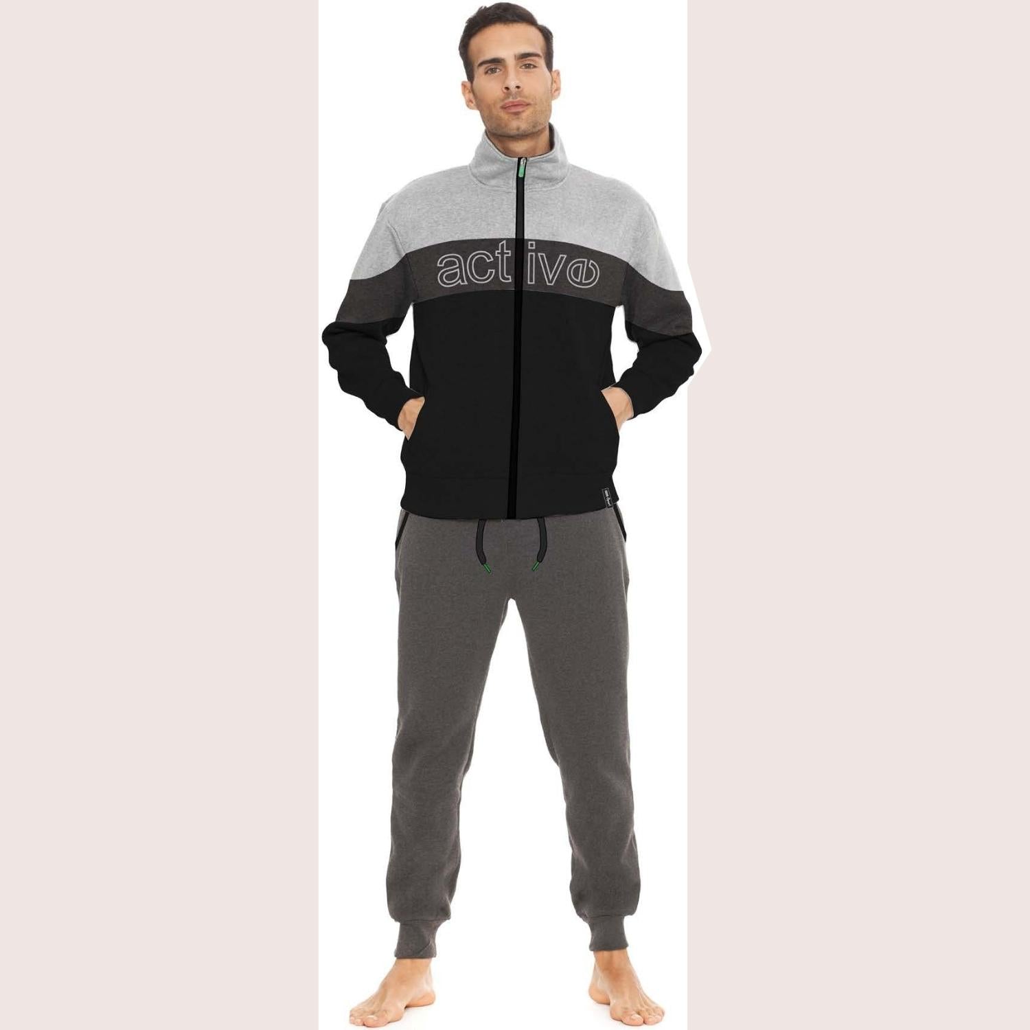 Irge Sport Boy Tuta Sottuomo In Felpa Tutta Zip Pantalone Con Tasche  Art.su86
